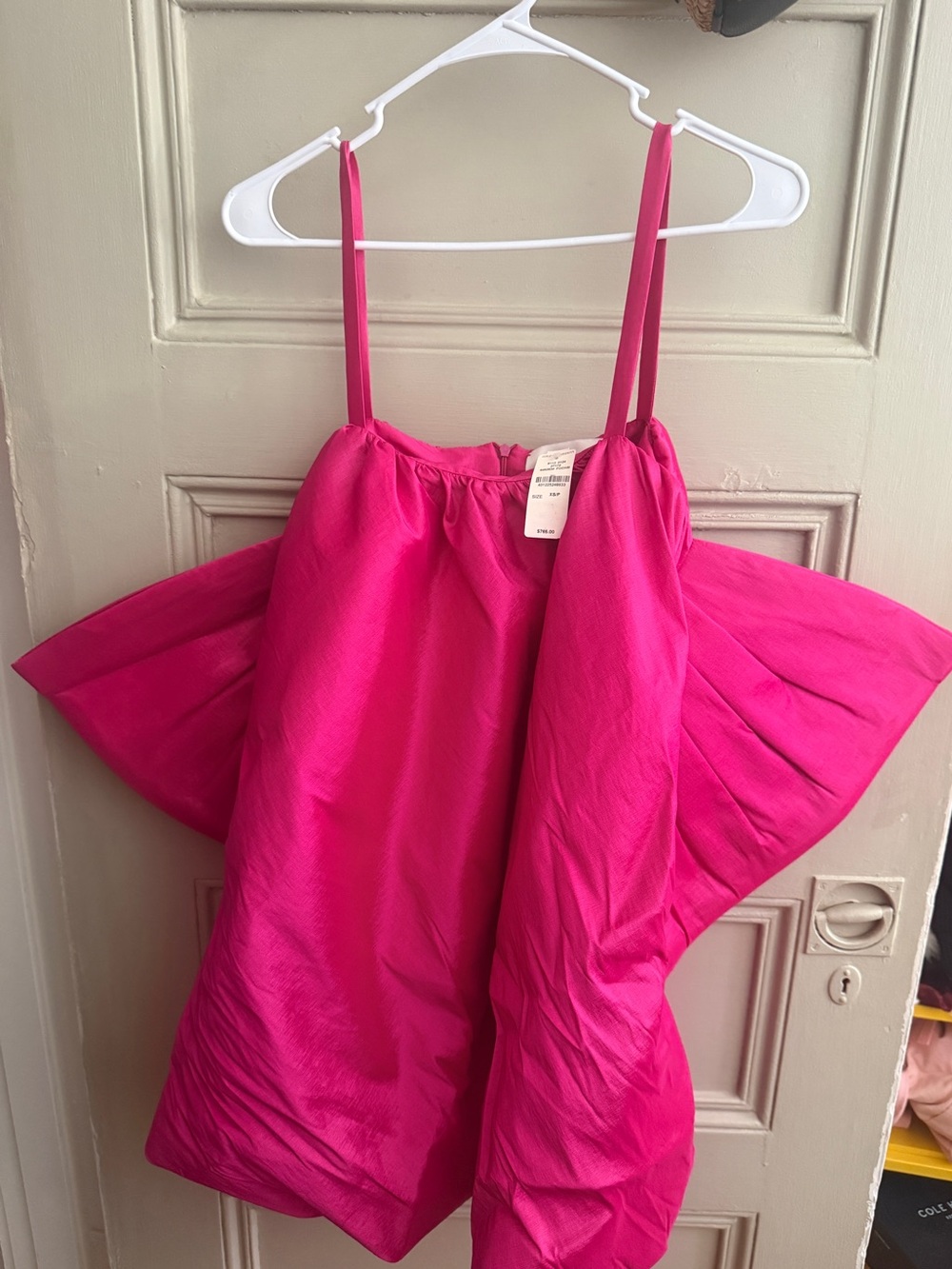 Kika Vargas Karen Bow Detail Mini Dress